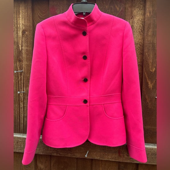 tahari Arthur s. levine Jackets & Blazers - Tahari Women's Fuchsia Blazer